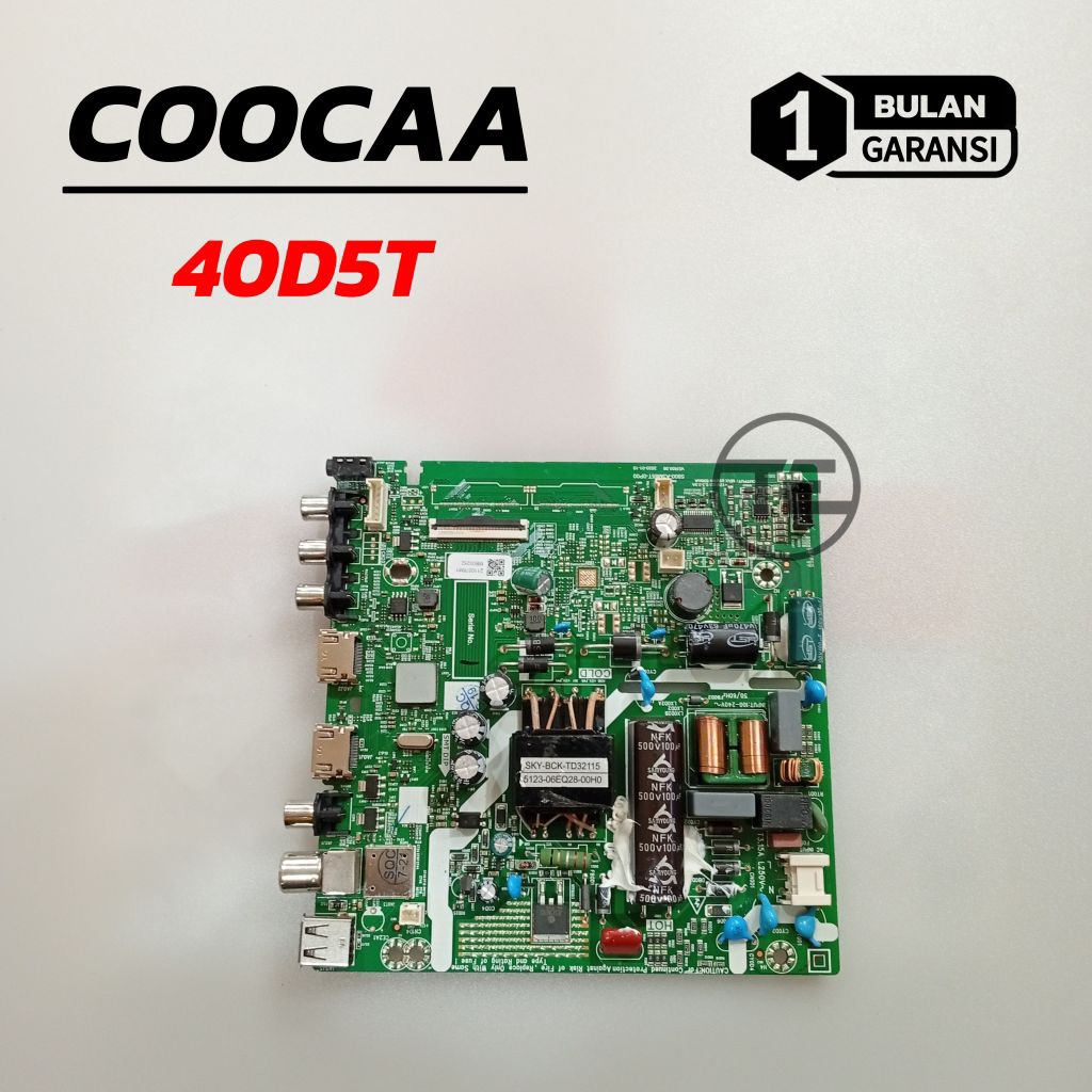 MESIN TV COOCAA 40D5T MOBO MODUL MAINBOARD MOTHERBOARD TV LCD