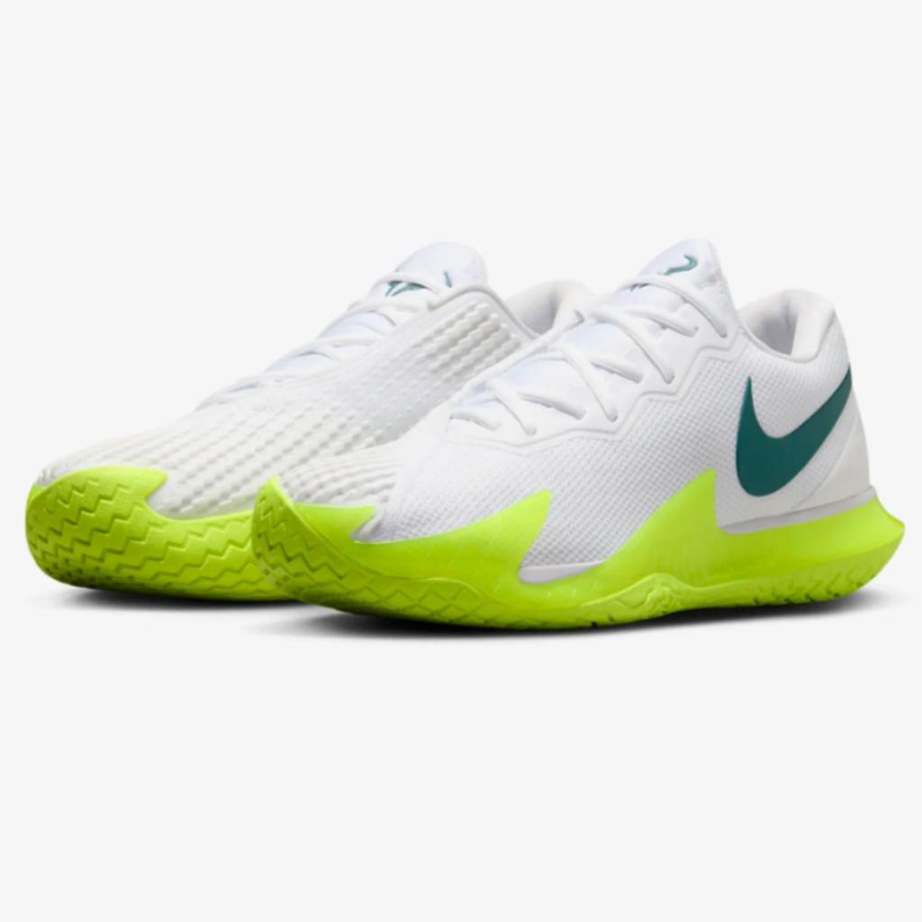 SEPATU TENIS NIKE COURT ZOOM VAPOR CAGE 4 WHITE VOLT GEODE TEAL DD1579-107