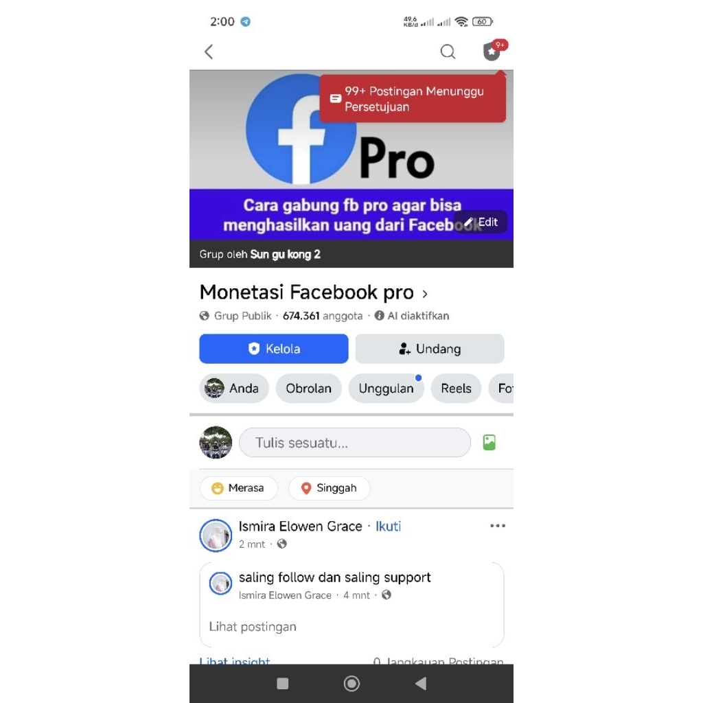 grup Facebook berkualitas