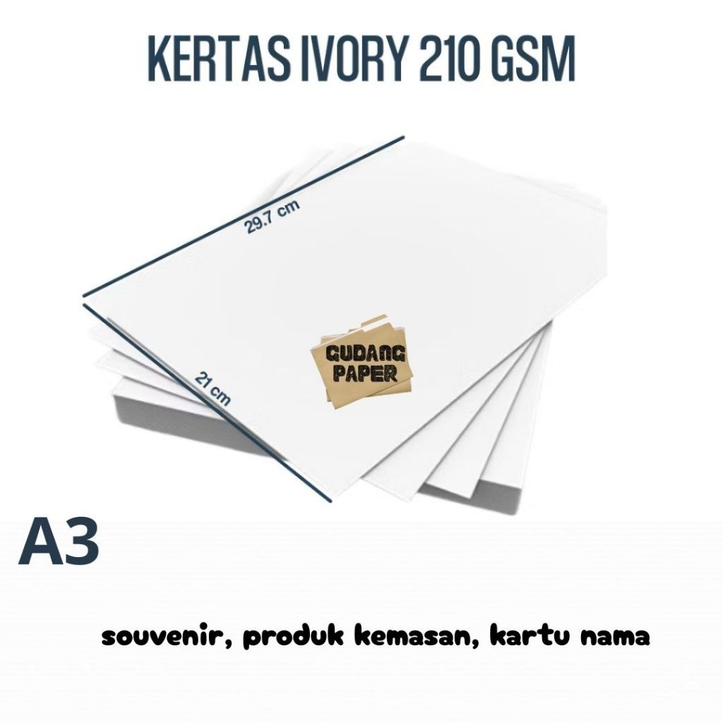 kertas ivory 210 gsm A3 & A3 PLUS isi 30 lembar kertas ivory A3 & A3 PLUS kertas ivory 210 gram