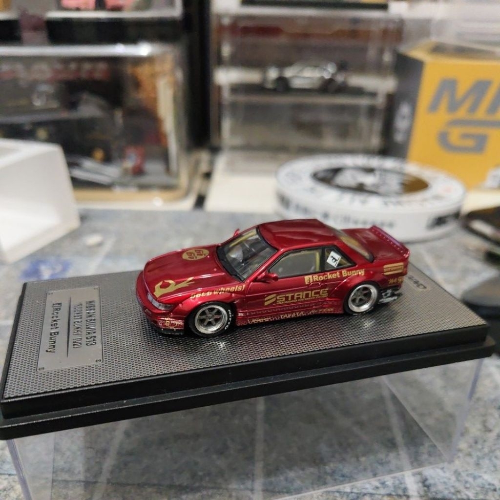 INNO64 PANDEM NISSAN SILVIA S13 RED CHROME LOOSE