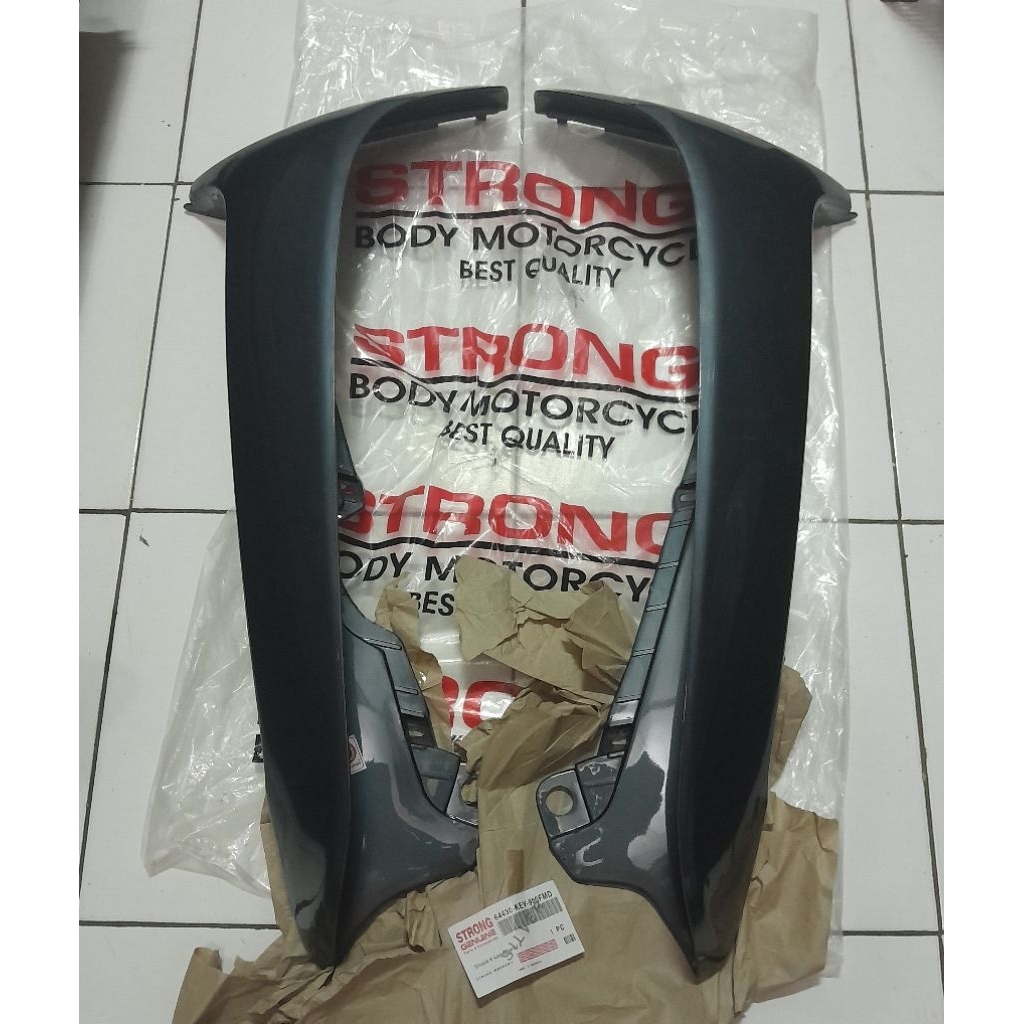 Legshield Luar Sayap Luar Set Honda SUPRA Lama SUPRA X - XX Grey Silver Strong