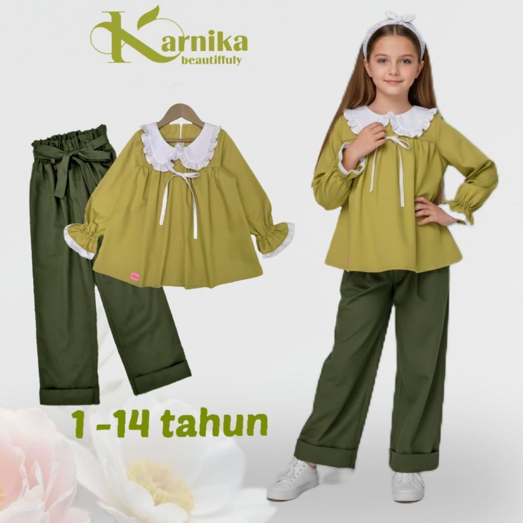 atasan anak perempuan 1-14 tahun blus korean style kemeja muslim terbaru anak tanggung bahan import