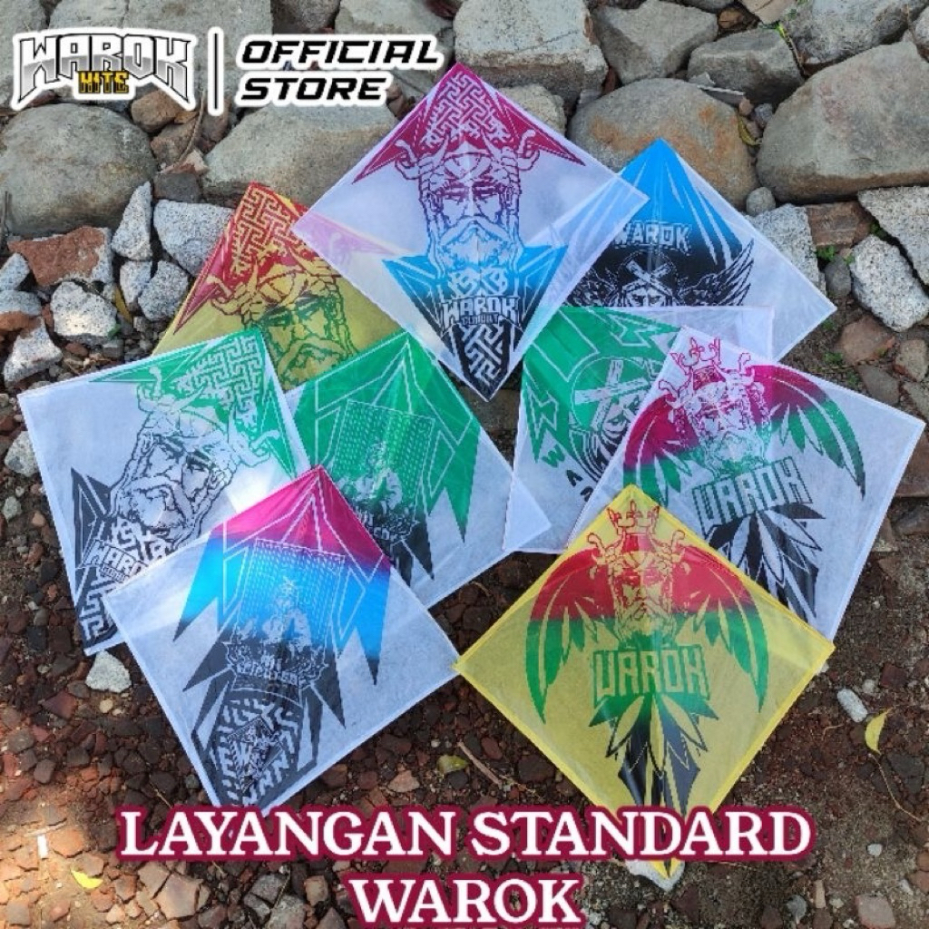 50Pcs Layangan Sukhoi Standard WAROK ( DAILY USE ONLY)