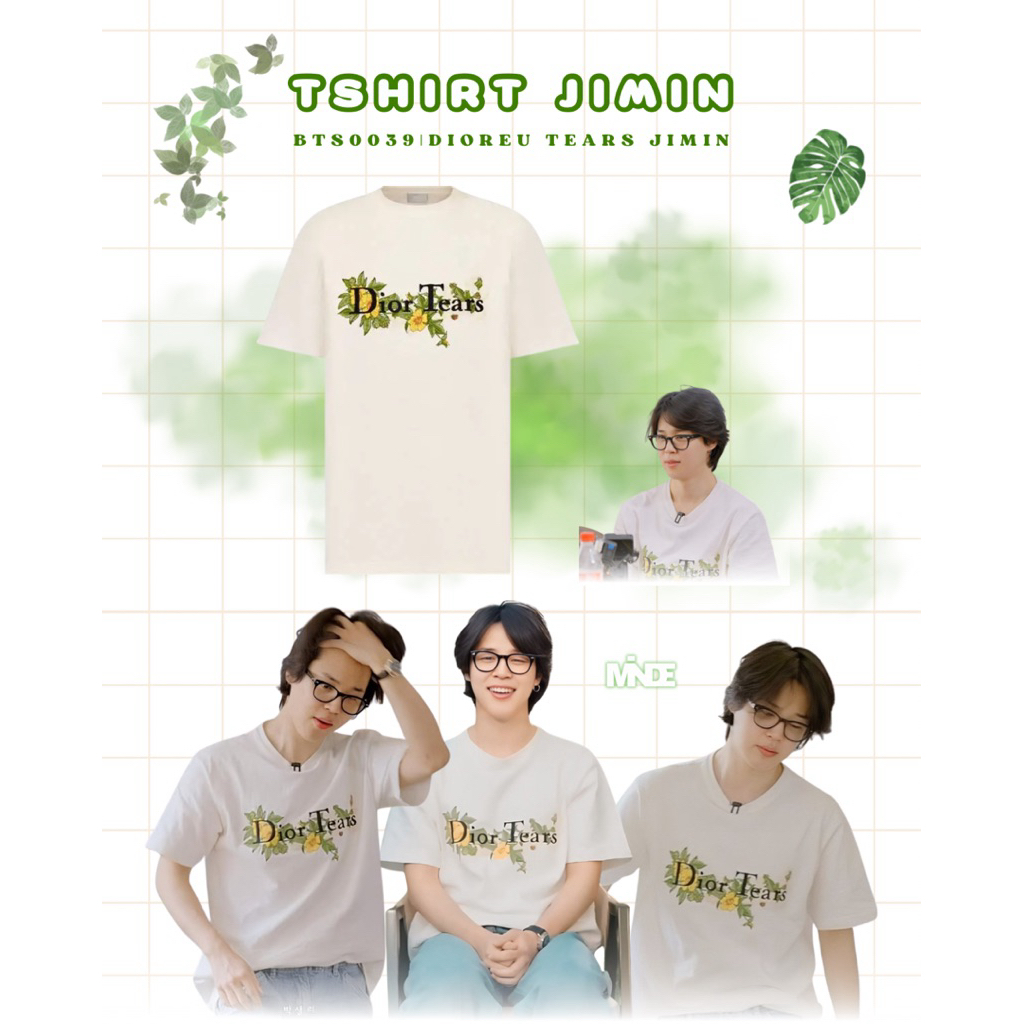 BTS0039 | TSHIRT DIOREU TEARS JIMIN