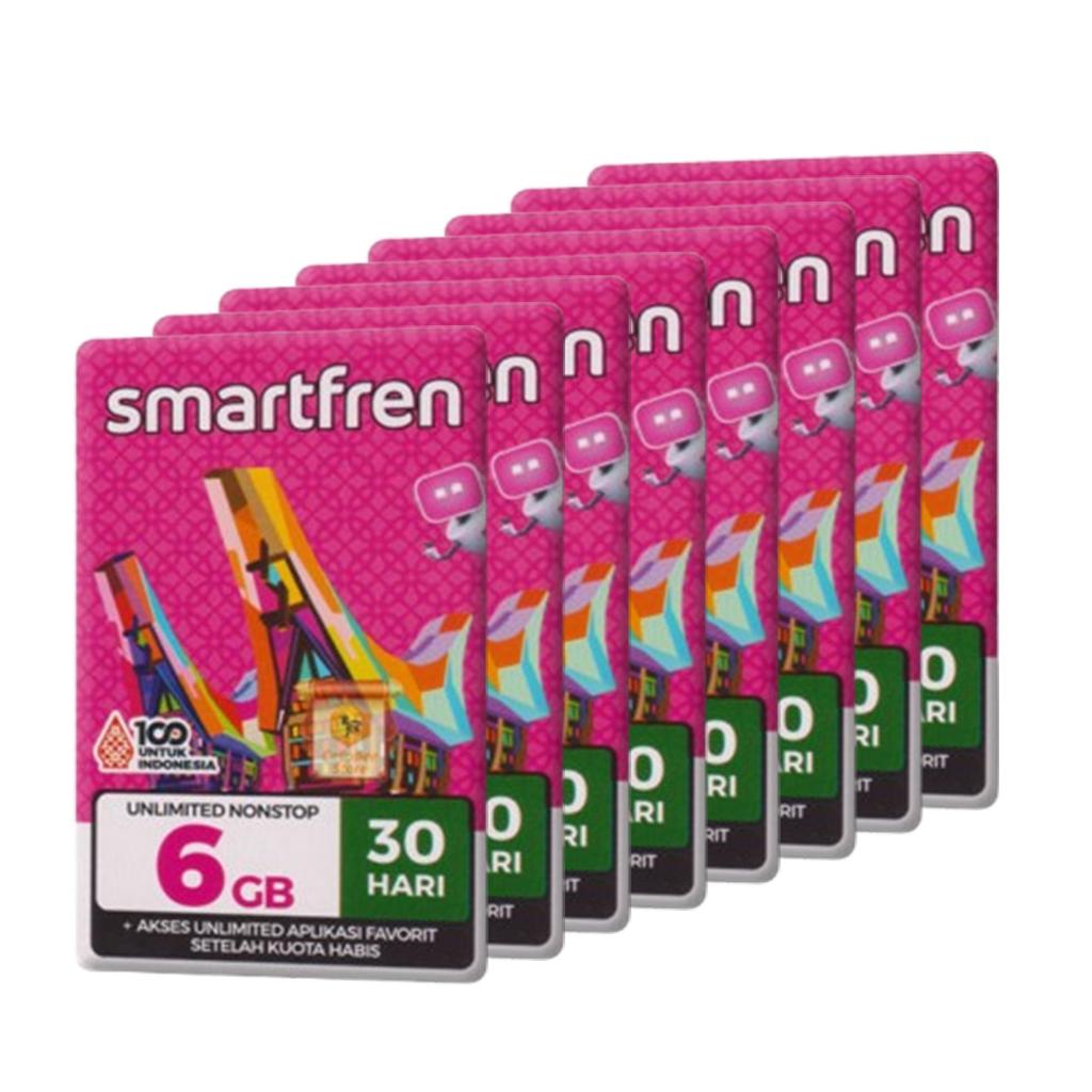 VOUCHER INTERNET DATA SMARTFREN 6GB UNLIMITED NONSTOP