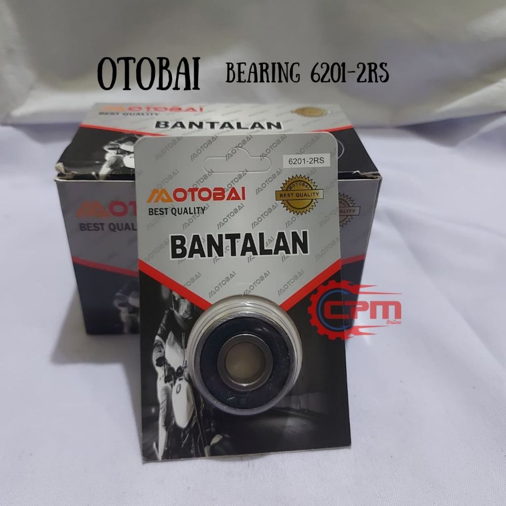 Otobai Bearing 6201 2RS Laher Klahar Laher Bearing Per 1 Pcs