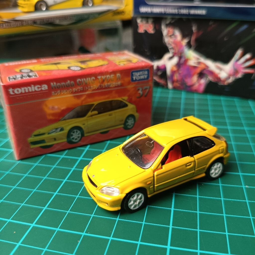 Tomica Premium Honda Civic Type R Kuning