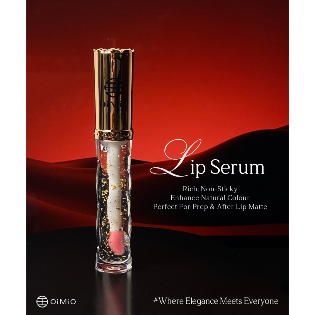 OiMiO Lip Serum Melembabkan dan Mencerahkan Bibir Kering & Hitam dengan Vitamin E