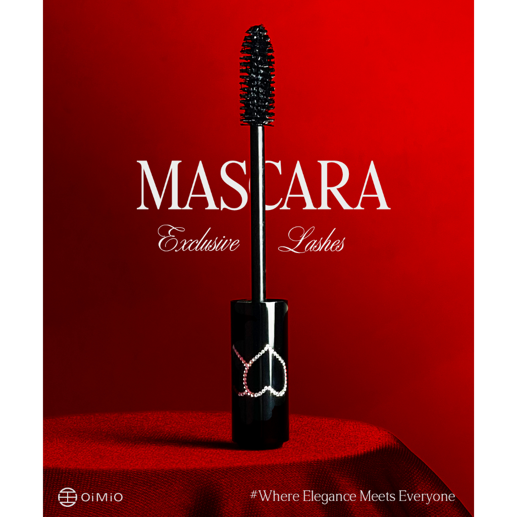 OiMiO Mascara Bulu Mata Tebal & Lentik - Tahan Lama Tidak Menggumpal Maskara Sehari-hari
