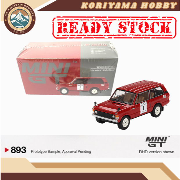 Mini GT 893 Range Rover 1971 International Hillrally Winner MiniGT