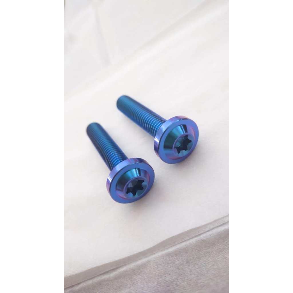 BAUT BRAKET FOR KNALPOT STD VESPA MATIC SPRINT/PRIMAVERA/LX/S TITANIUM GR5