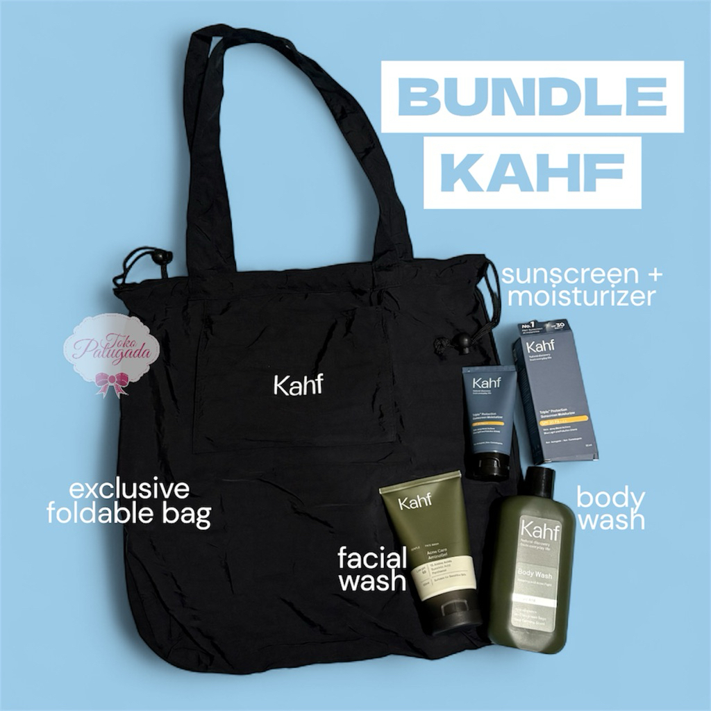 SALE ORI - Bundle KAHF - Paket KAHF - Paket Perawatan Pria - Paket Seserahan