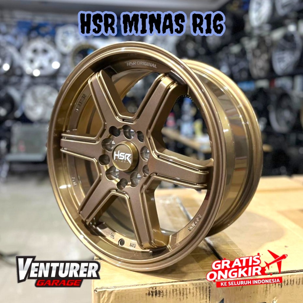 Velg Racing Hsr Minas R16 Buat Mobil Innova Xpander Rush Camry Serena Terios
