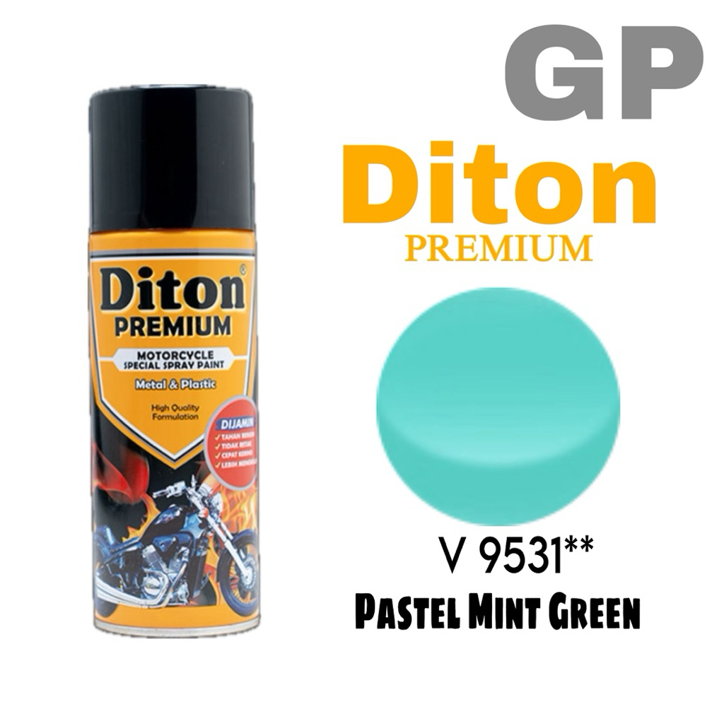 Diton Premium 9531** || Pastel Mint Green || Cat Semprot