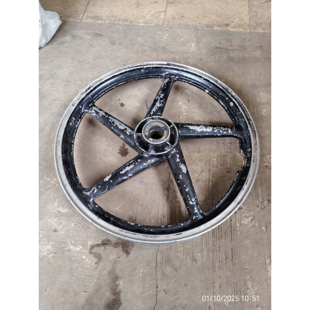 velg velk racing resing depan ori suzuki excel smash shogun 110 original ori asli second
