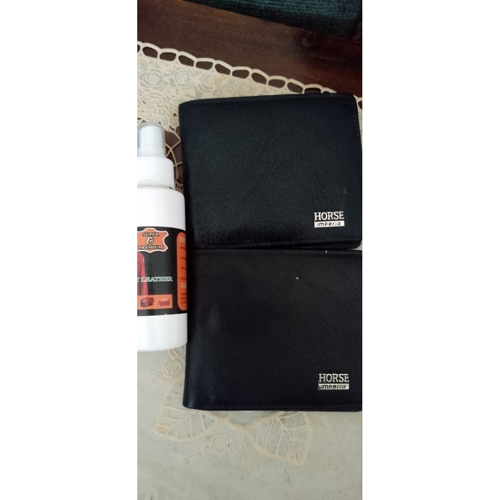 dompet kualitas no kaleng kaleng bahan kulit domba Garut