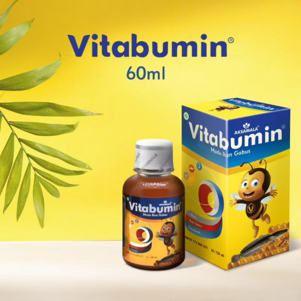 vitabumin 60ml Penambah nafsu makan anak original bpom