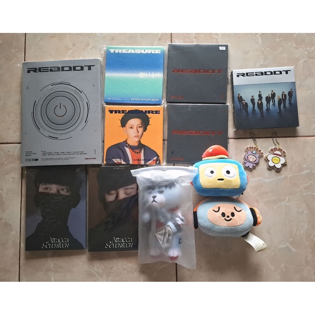 [READY] Official Album Only Doll Krunk Keyring Wrist Cushion Truz Reboot Attaca Hello TSS Ch1 Sevent