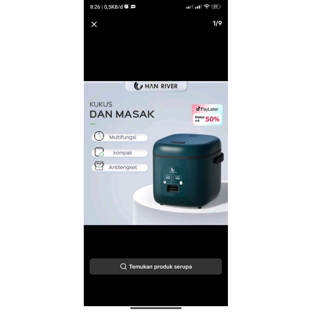 HAN RIVER RICE COOKER