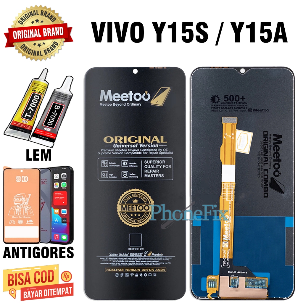 Lcd Touchscreen VIVO Y15S / Y15A Original Fullset Lcd VIVO Y15S / Y15A OEM Quality
