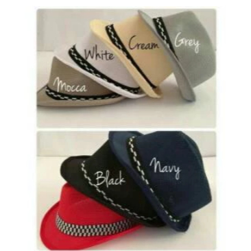 Tompi Fedora F11 / Topi fedora dewasa / Topi Fedora Import