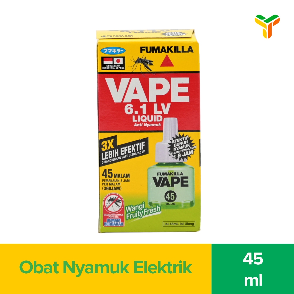 Vape Electric Liquid Fruity Fresh 45 Malam