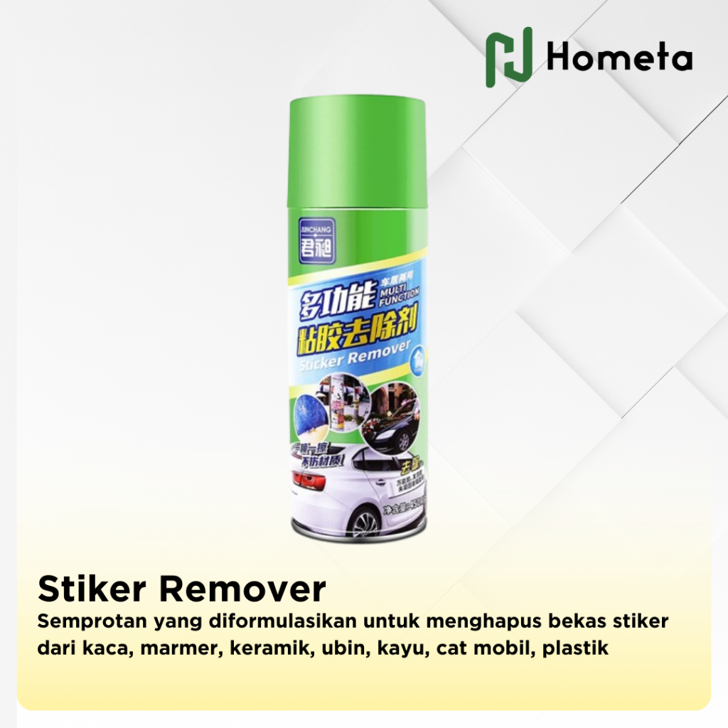 Stiker Remover  Penghilang Bekas Lem Sticker Pada Permukaan Besi / Marmer / Keramik / Cat Mobil / Ka