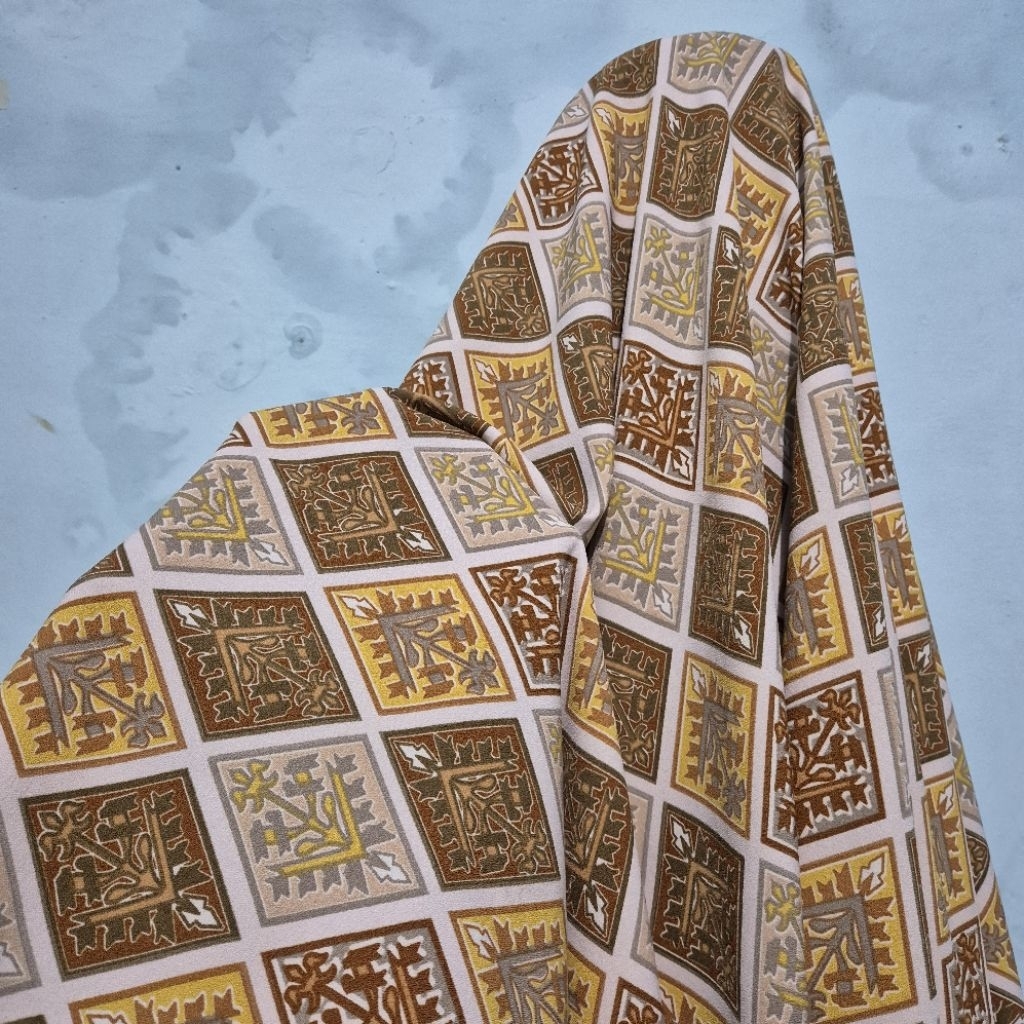 Kain Arabian Crepe Premium Motif - Kain Arabian Crepe Motif - Harga Tertera 0,5 Meter