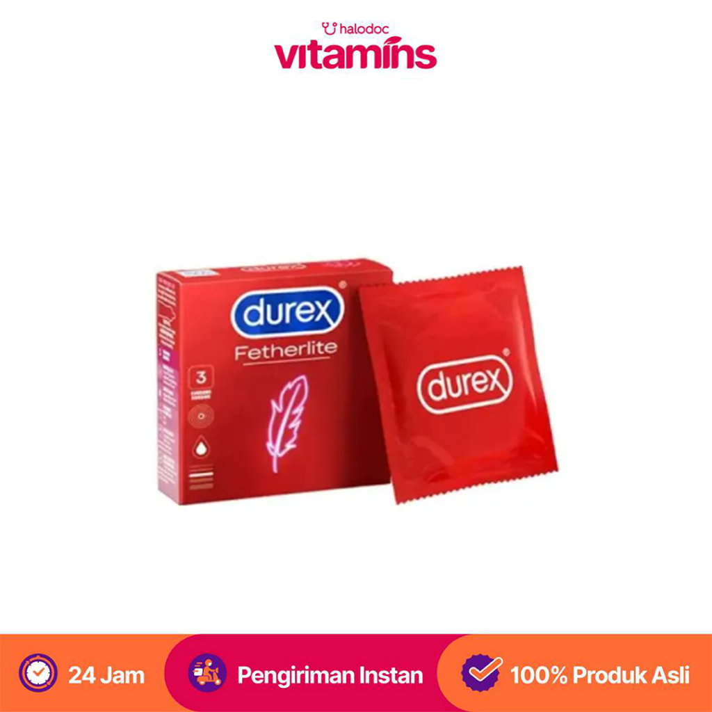 Kondom Durex Fetherlite Isi 3