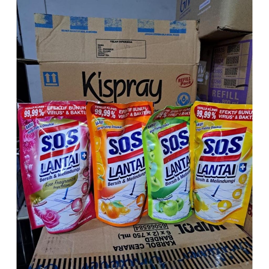 SOS pembersih lantai