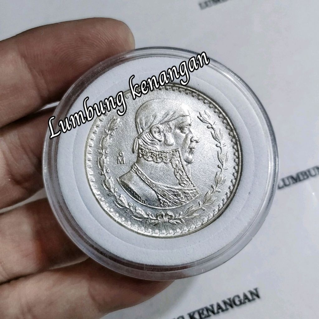 koin perak Mexico 1 peso koin silver