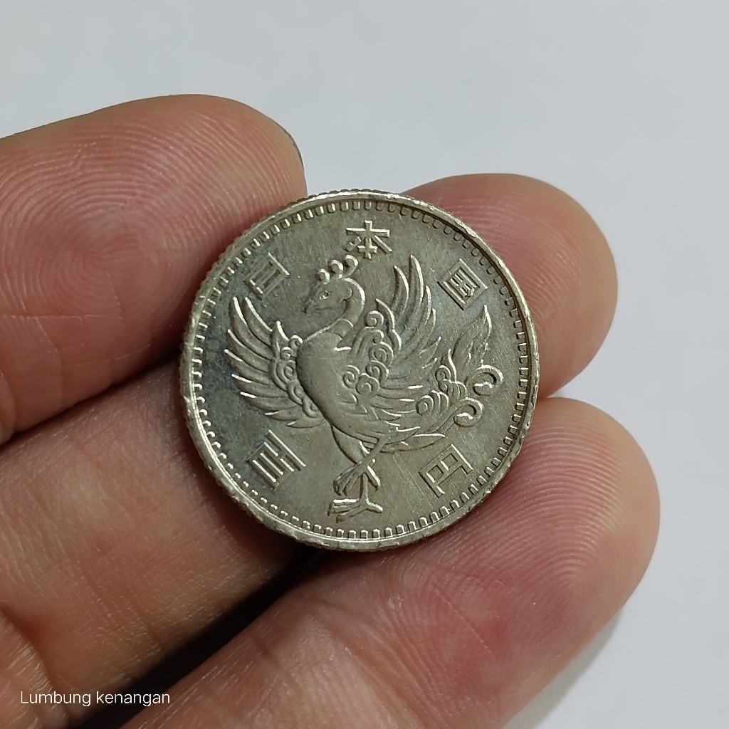 koin Silver Jepang 100 Showa Koin perak