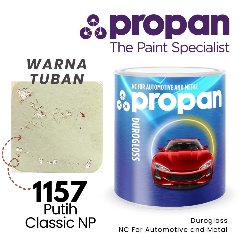 Cat Duco Ducogloss 1kg / Putih Classic NP 1157