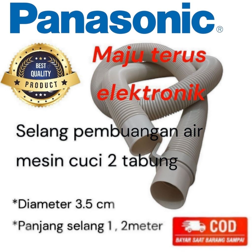 Selang pembuangan mesin cuci panasonic original/selang mesin cuci panasonic 2 tabung