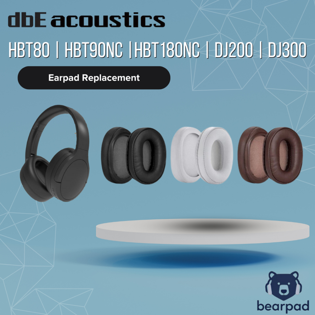 Earpad dbE acoustics HBT80 HBT90NC HBT180NC DJ200 DJ300 HBT 80 90 180 NC DJ 200 300 Earcup Cushion R