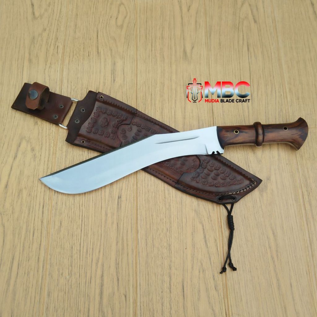 Pisau Kukri Baja Full Tang Polish Miror