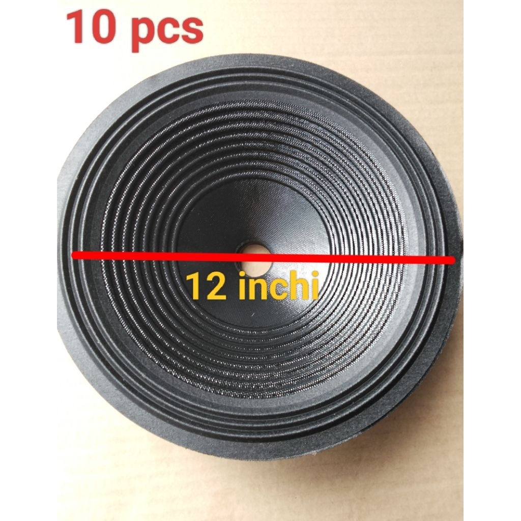 10 pcs daun speker 12 inch fullring