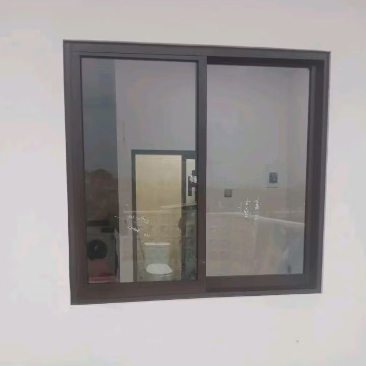 Jendela Sliding aluminium 3in dan kaca polos 5mm