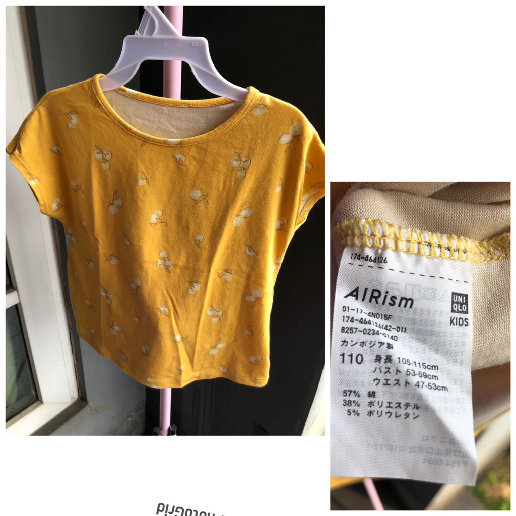 atasan Uniqlo kids sz 110 airism