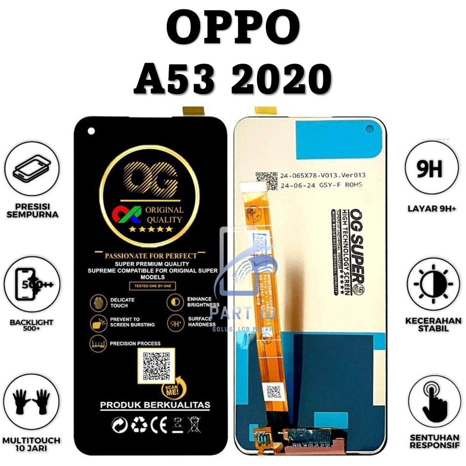 LCD TOUCHSCREEN  OPPO A53 2020 FULLSET ORIGINAL 100%