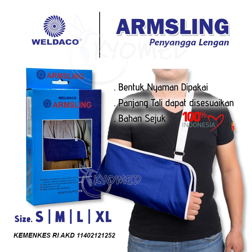 Weldaco Arm Sling / Penyangga Tangan Armsling (Lengan/Siku)