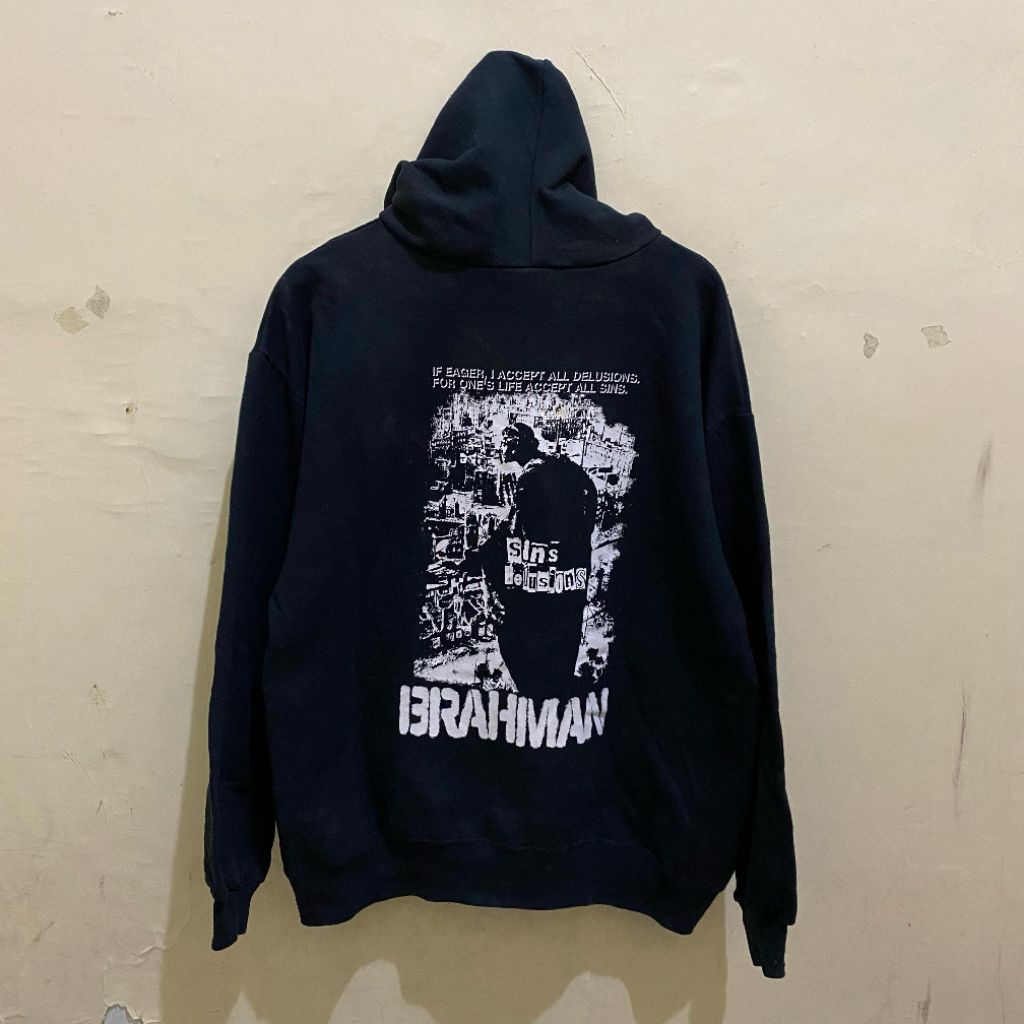 Brahman Japanese hardcore punk band hoodie original second Bekas murah, kaos band punk second Bekas 