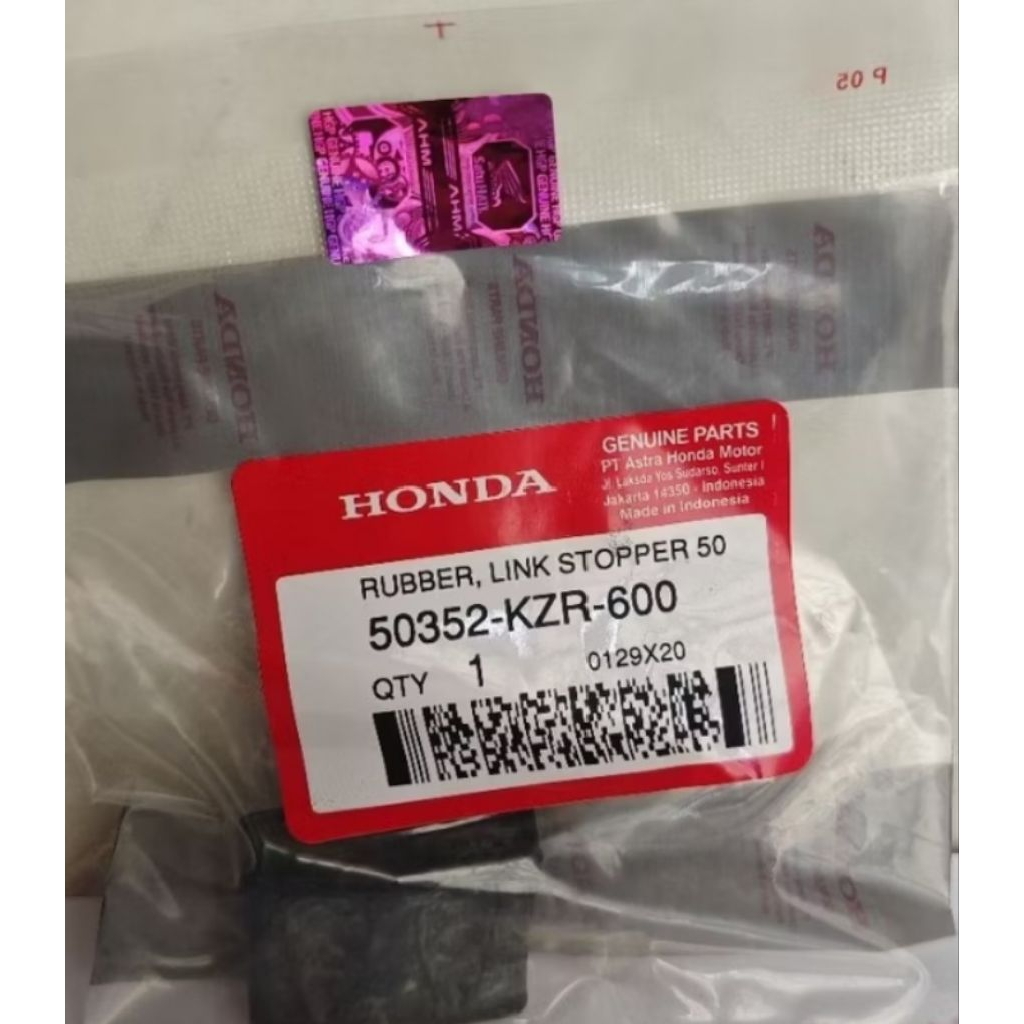 KARET AREM MOUNTING VARIO 125 BOHLAM  50352-KZR-600 ORI