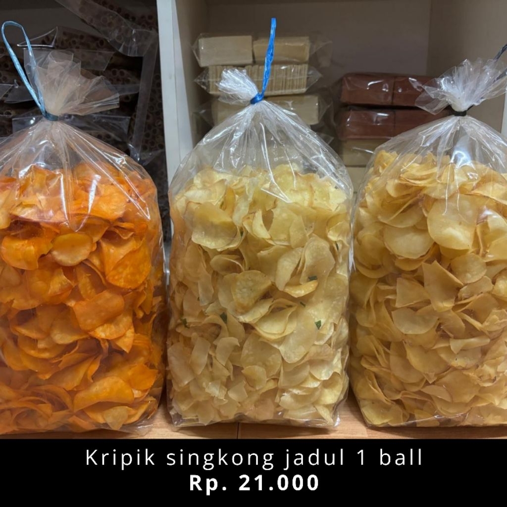 Kripik Singkong Jadul 1KG/Ball