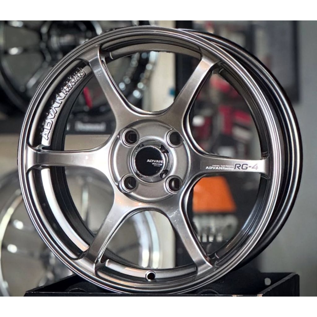 velg advan rg4 r15 lebar 6,5 velg mobil ring 15 velg racing r15 velg mobil brio jazz vios ring 15 ci
