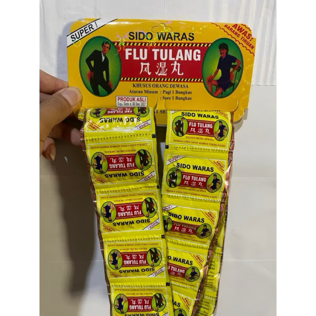 kapsul flu tulang sidowaras