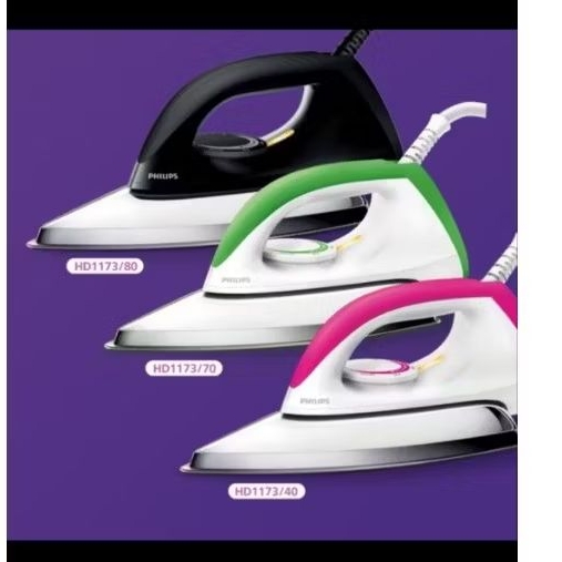setrika philips HD1173 Setrika philips classic Setrika Ceramic dry iron