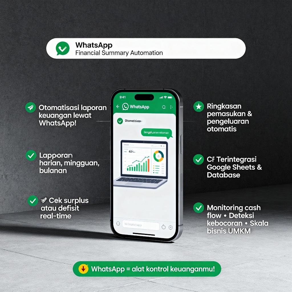 Whatsapp Bot Otomasi Ringkasan Keuangan