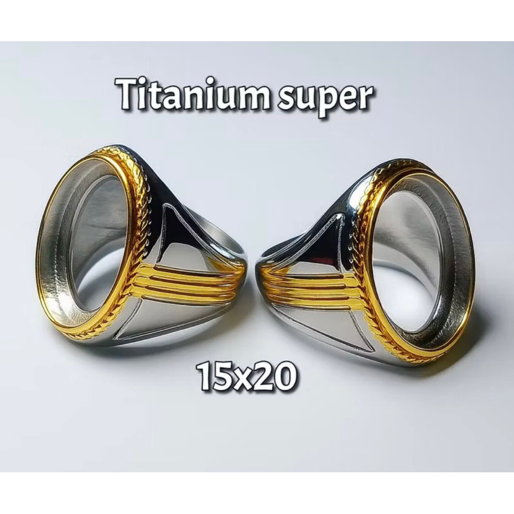 ring titanium 15x20